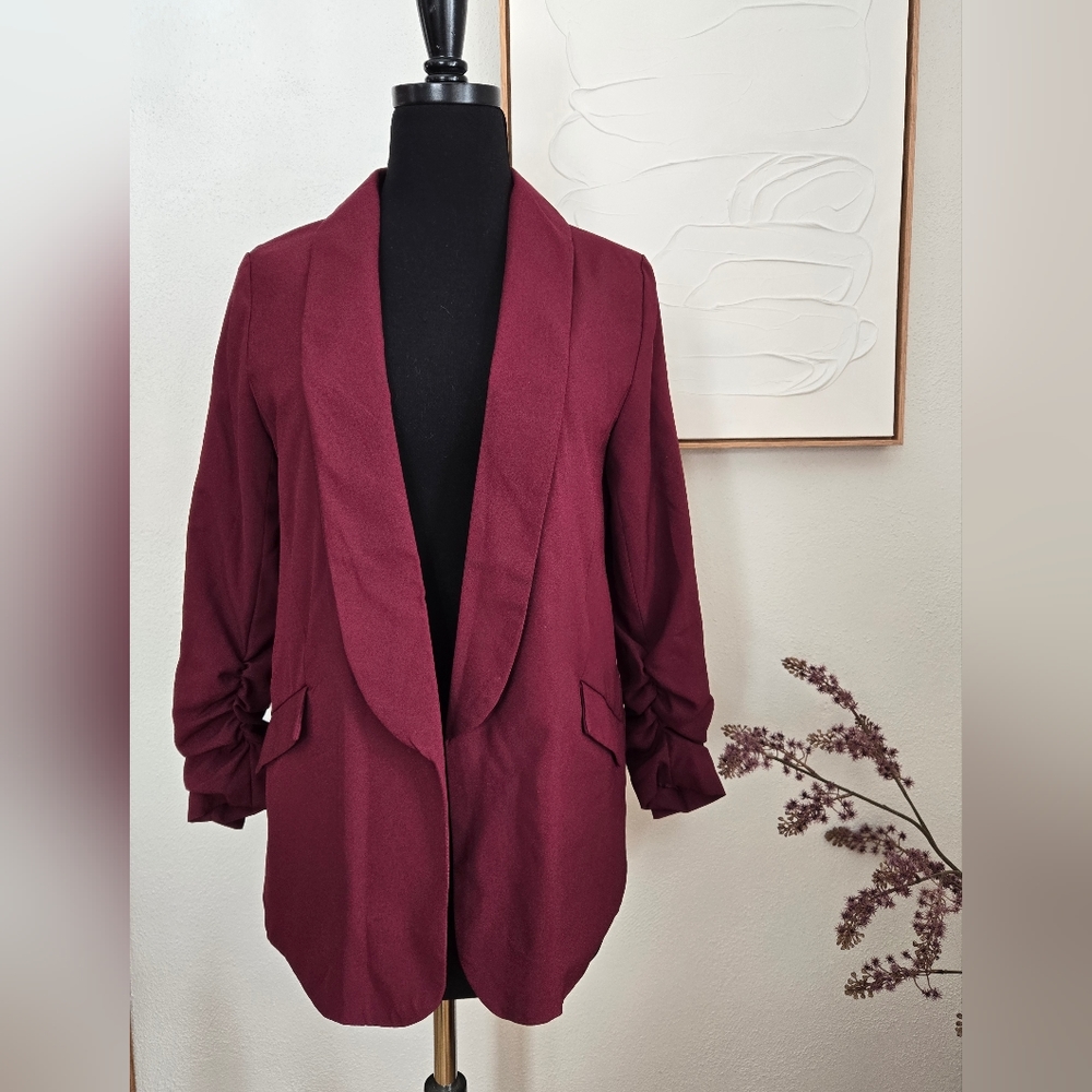 Burgundy Blazer